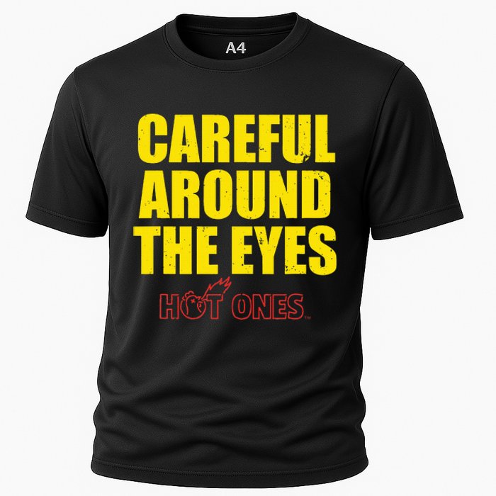 Hot Ones Careful Around The Eyes Cooling Performance Crew T-Shirt