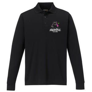 Hardstyle Outfit Cat Djs Hardstyle Right Meow Performance Long Sleeve Polo