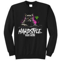 Hardstyle Outfit Cat Djs Hardstyle Right Meow Sweatshirt