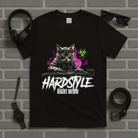 Hardstyle Outfit Cat Djs Hardstyle Right Meow T-Shirt