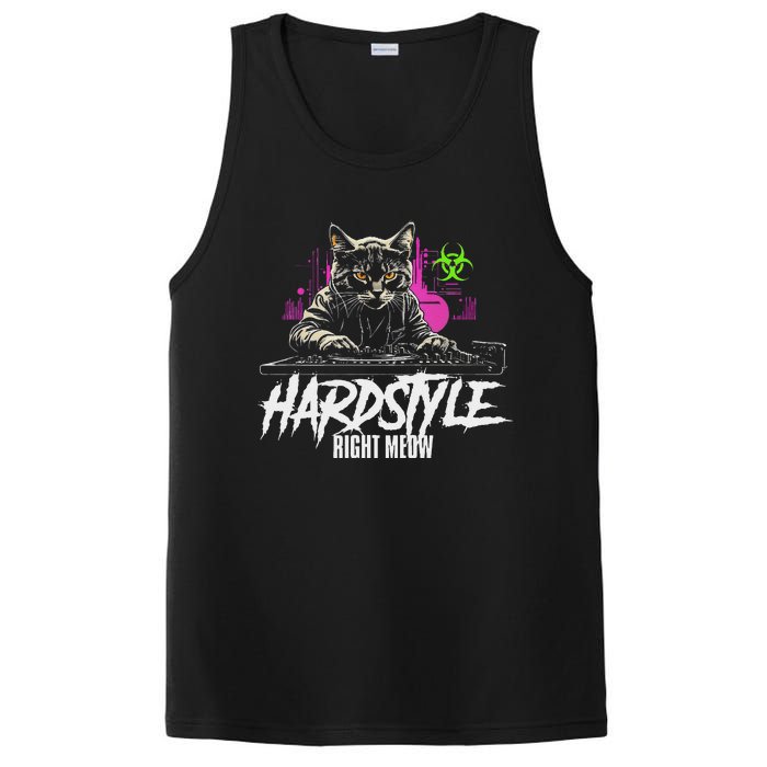 Hardstyle Outfit Cat Djs Hardstyle Right Meow PosiCharge Competitor Tank