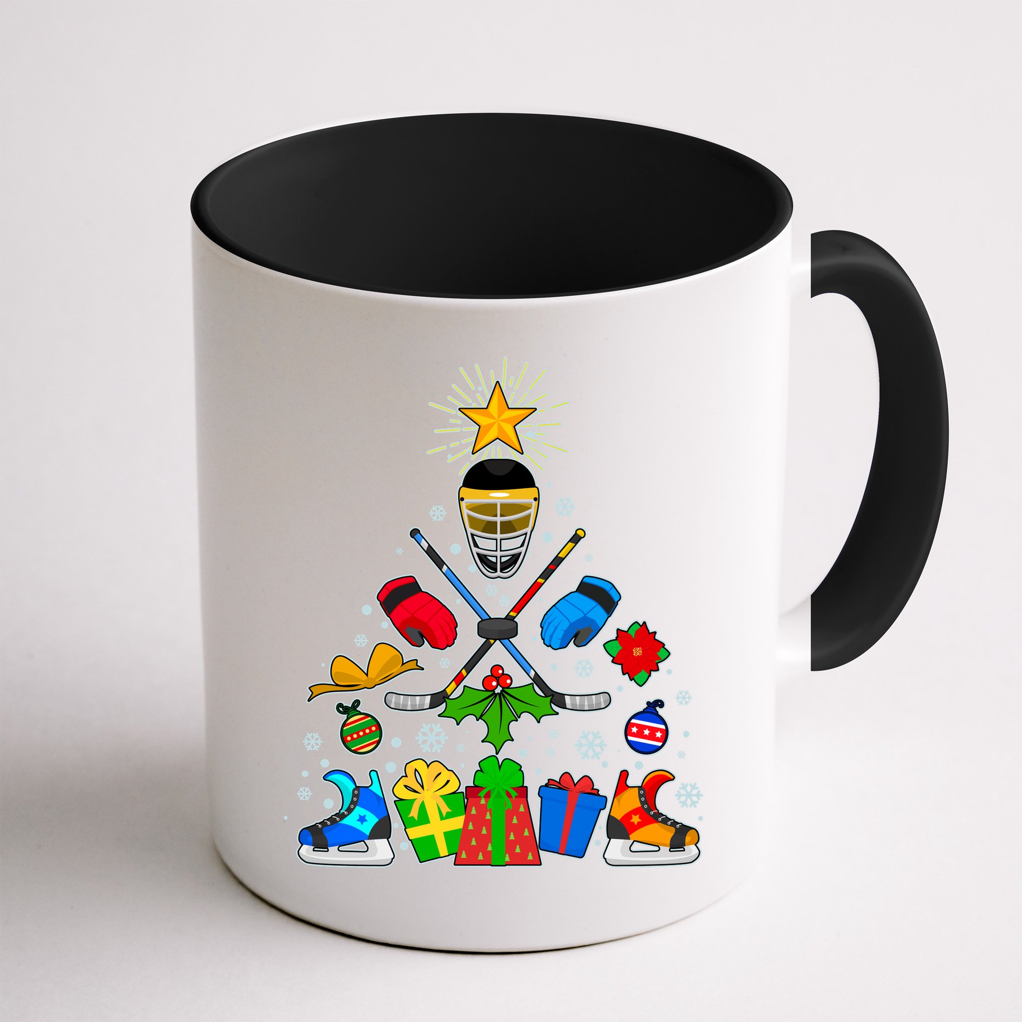 Hockey Christmas Tree Mug