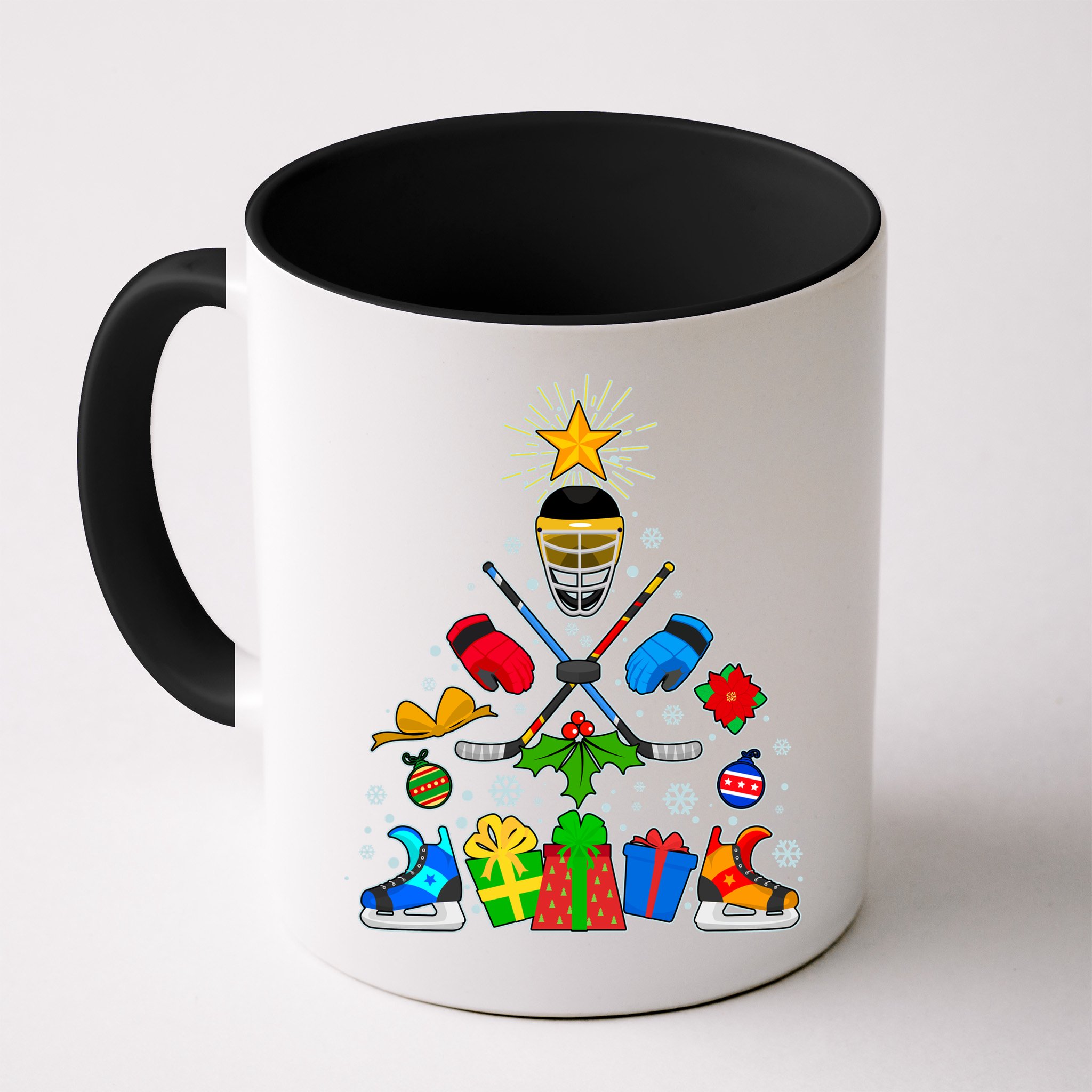 Hockey Christmas Tree Mug