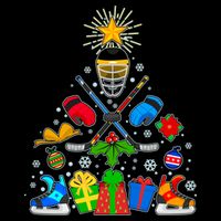 Hockey Christmas Tree Mug