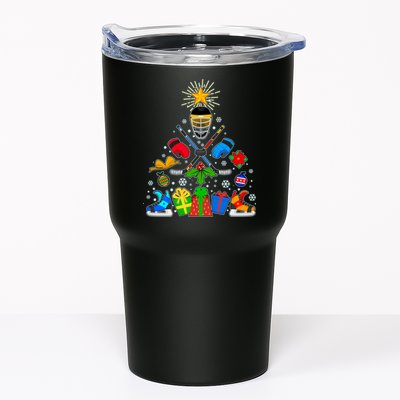 Hockey Christmas Tree Tumbler