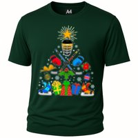 Hockey Christmas Tree Cooling Performance Crew T-Shirt