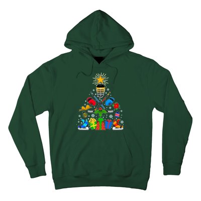 Hockey Christmas Tree Hoodie