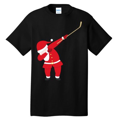 Hockey Dabbing Santa Tall T-Shirt