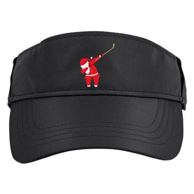 Hockey Dabbing Santa Adult Drive Performance Visor