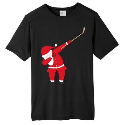 Hockey Dabbing Santa Tall Fusion ChromaSoft Performance T-Shirt