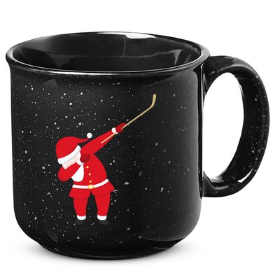 Hockey Dabbing Santa 15oz Campfire Ceramic Mug