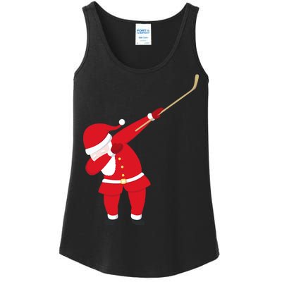 Hockey Dabbing Santa Ladies Essential Tank