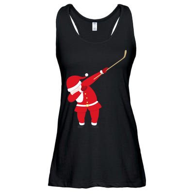 Hockey Dabbing Santa Ladies Essential Flowy Tank