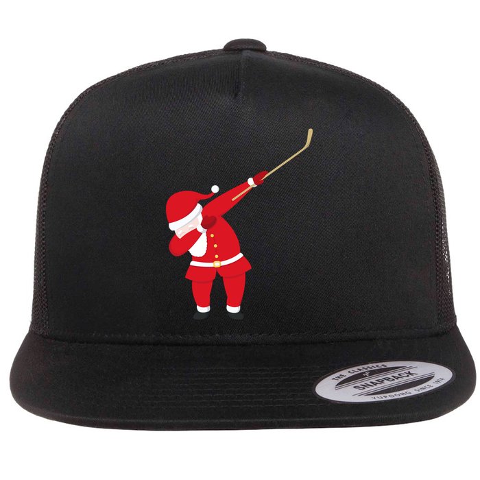 Hockey Dabbing Santa Flatbill Hat