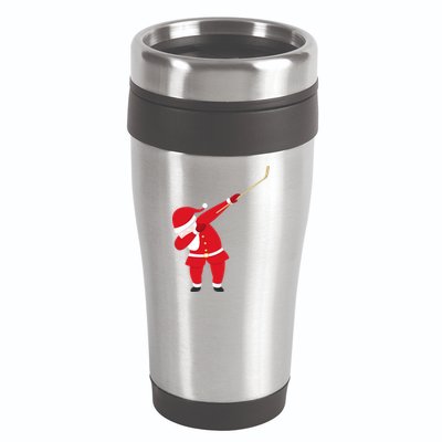Hockey Dabbing Santa 16oz Travel Tumbler