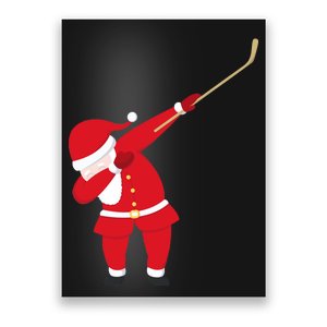 Hockey Dabbing Santa Poster