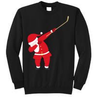 Hockey Dabbing Santa Tall Sweatshirt