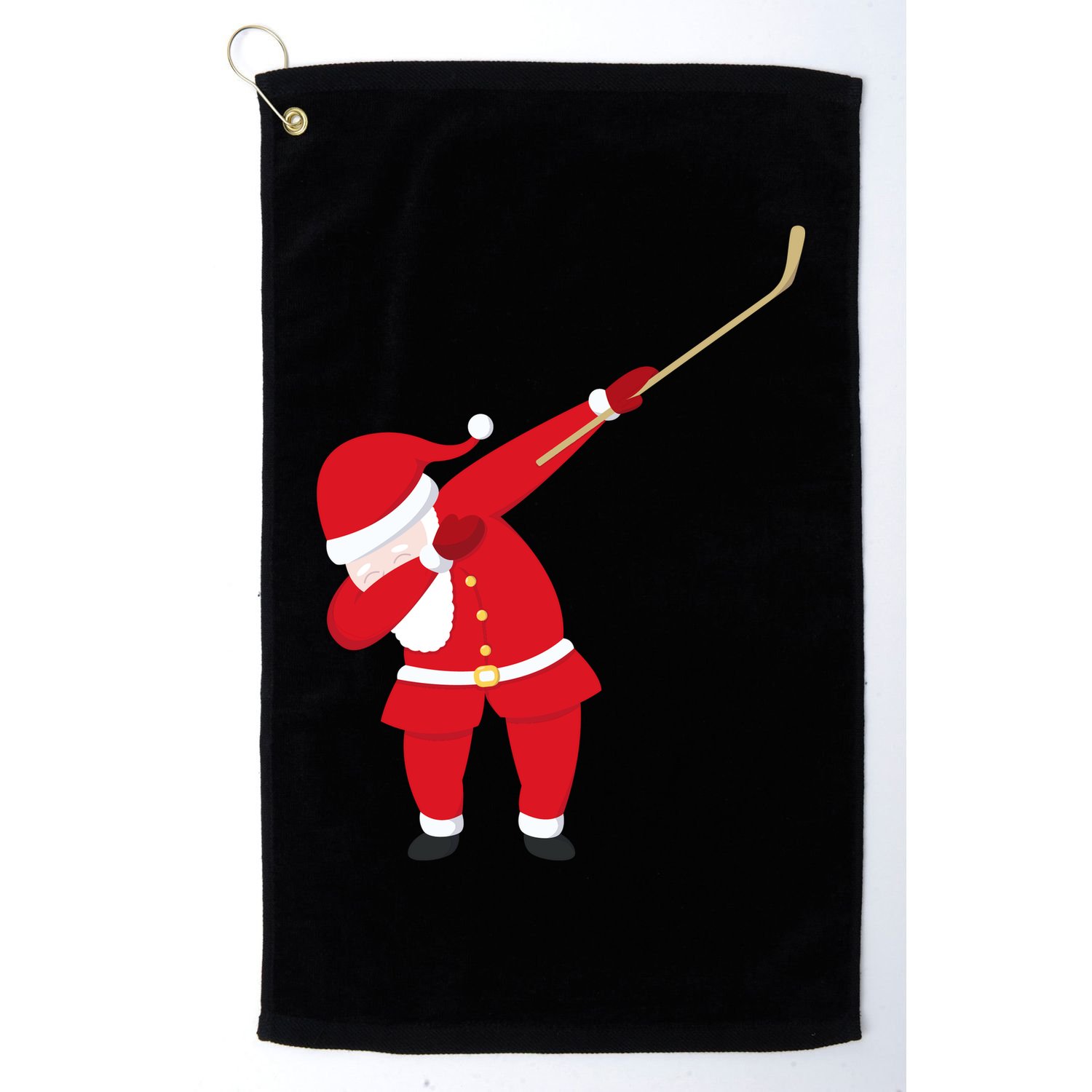 Hockey Dabbing Santa Golf Towel