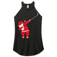 Hockey Dabbing Santa Women’s Perfect Tri Rocker Tank