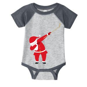 Hockey Dabbing Santa Infant Baby Jersey Bodysuit