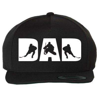 Hockey Dad Wool Snapback Cap