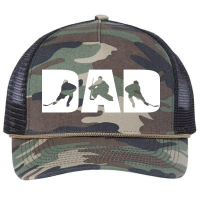 Hockey Dad Retro Rope Trucker Hat Cap