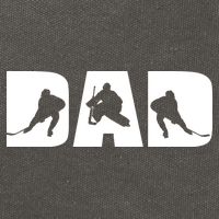 Hockey Dad Cotton Canvas Backpack