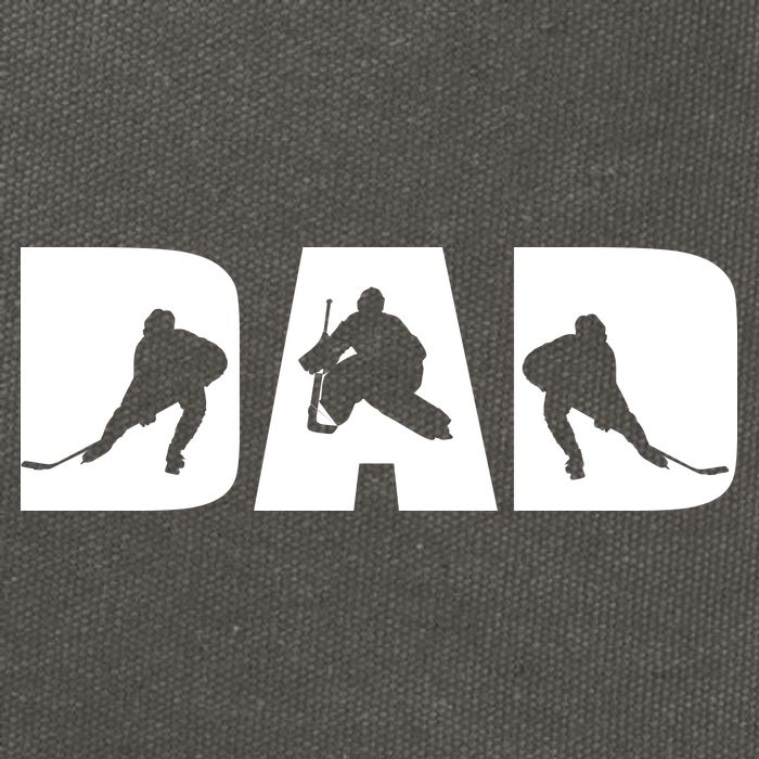 Hockey Dad Cotton Canvas Backpack