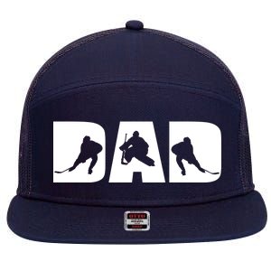 Hockey Dad 7 Panel Mesh Trucker Snapback Hat