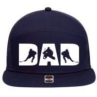 Hockey Dad 7 Panel Mesh Trucker Snapback Hat