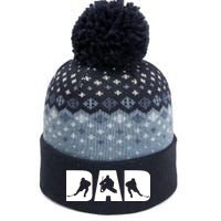 Hockey Dad The Baniff Cuffed Pom Beanie