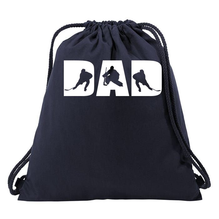 Hockey Dad Drawstring Bag