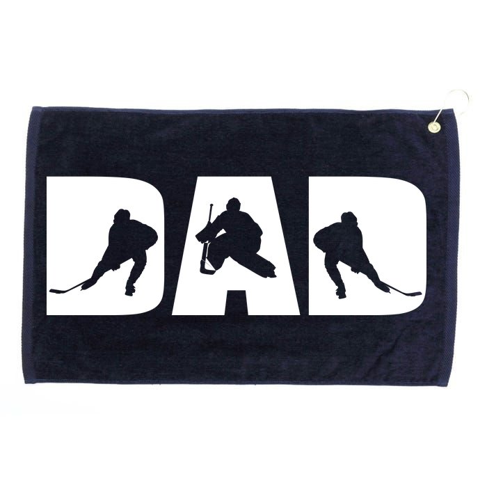 Hockey Dad Grommeted Golf Towel