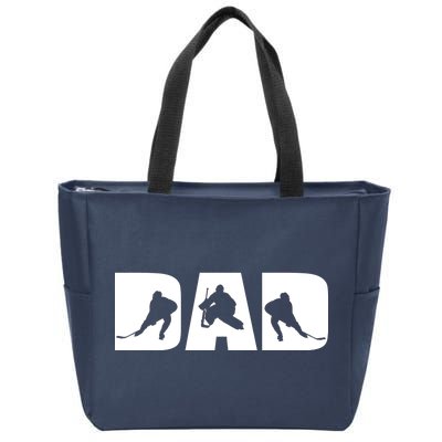 Hockey Dad Zip Tote Bag