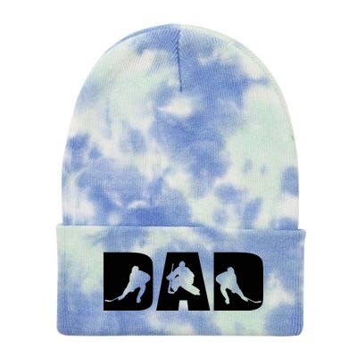 Hockey Dad Tie Dye 12in Knit Beanie