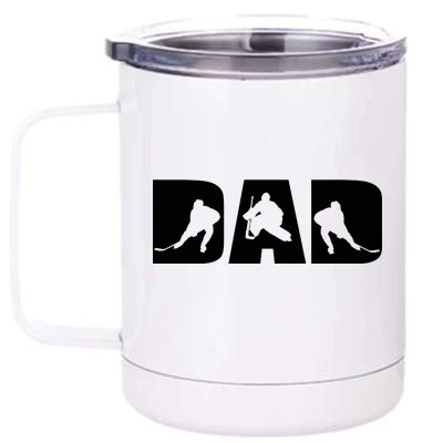 Hockey Dad 12 oz Stainless Steel Tumbler Cup