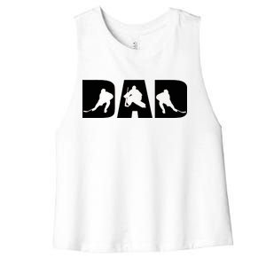 Hockey Dad Women's Racerback Cropped Tank