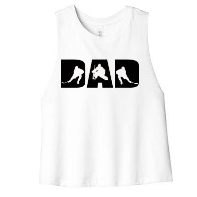 Hockey Dad Women's Racerback Cropped Tank