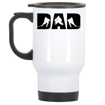 Hockey Dad Stainless Steel Travel Mug