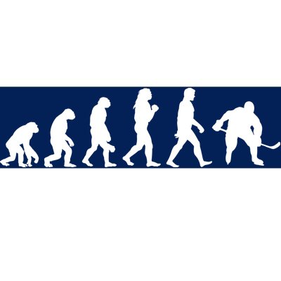 Hockey Evolution Bumper Sticker