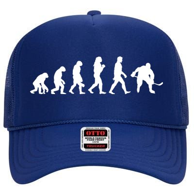 Hockey Evolution High Crown Mesh Back Trucker Hat