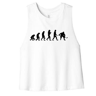 Hockey Evolution Women's Racerback Cropped Tank