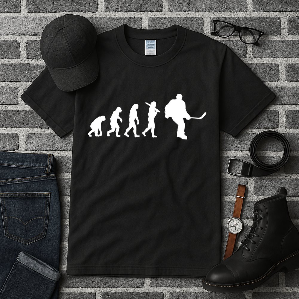 Hockey Evolution Timeline Tall T-Shirt