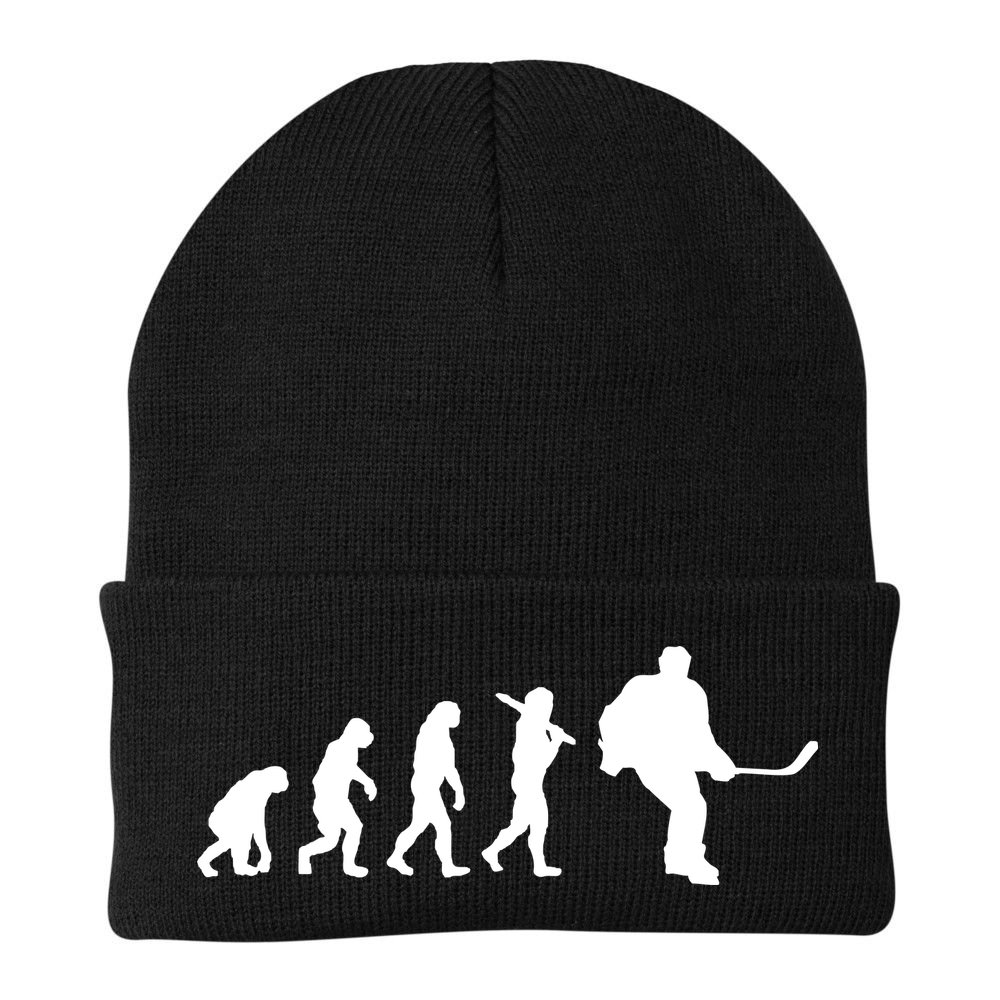 Hockey Evolution Timeline Beanie