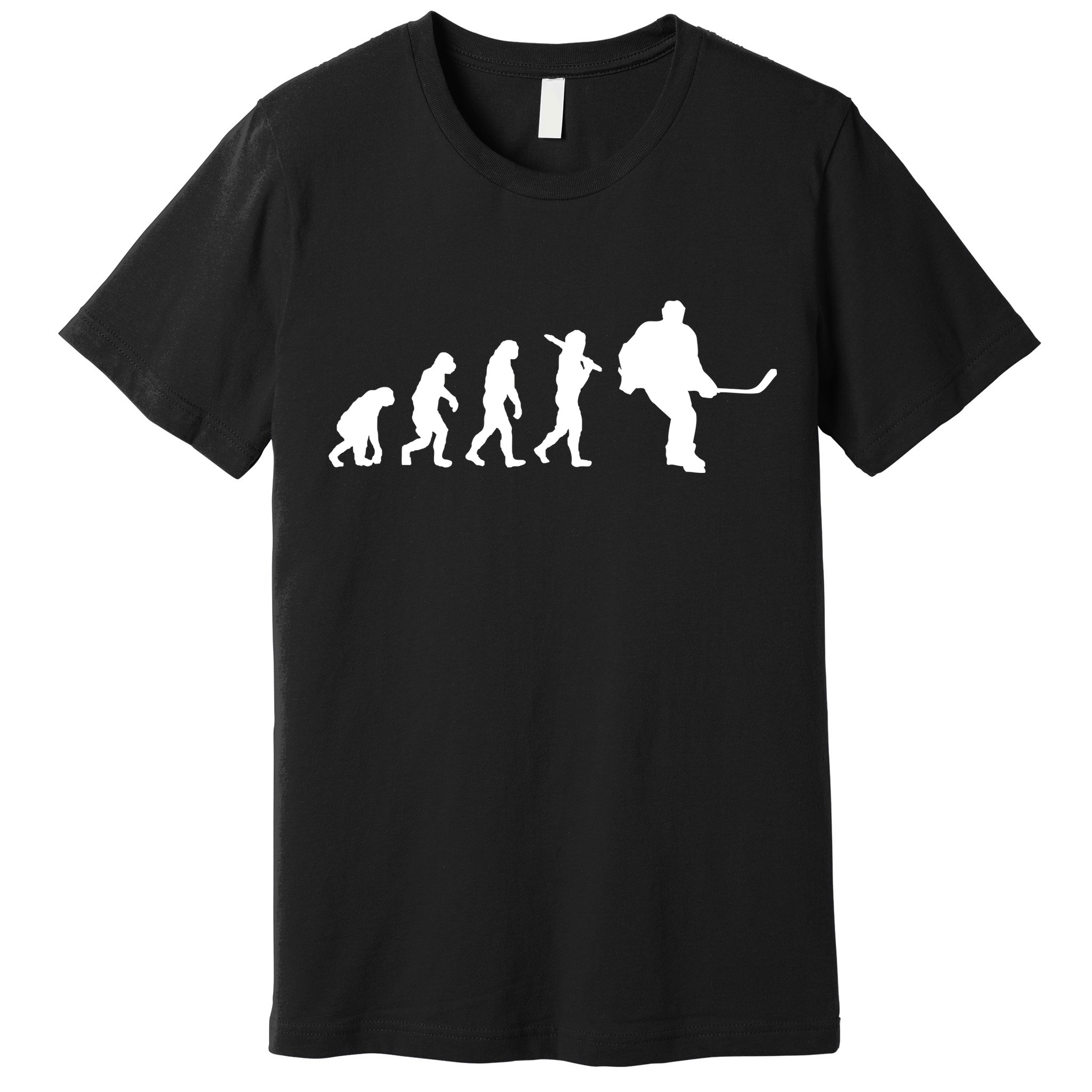 Hockey Evolution Timeline Premium T-Shirt