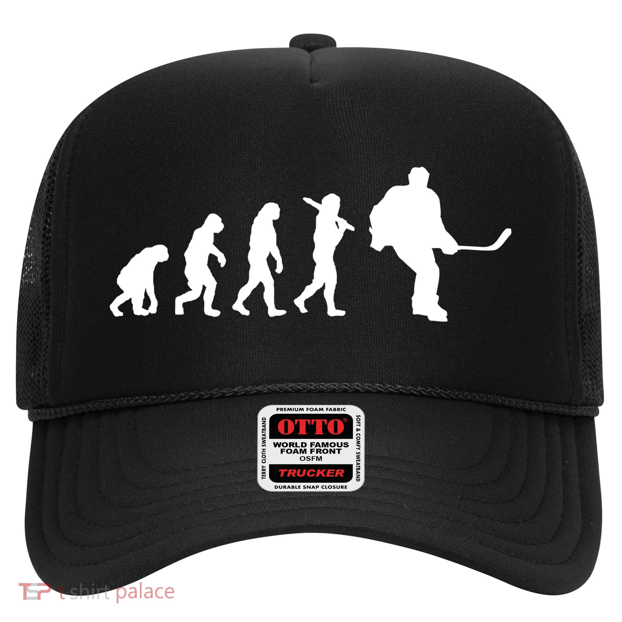 Hockey Evolution Timeline Trucker Hat