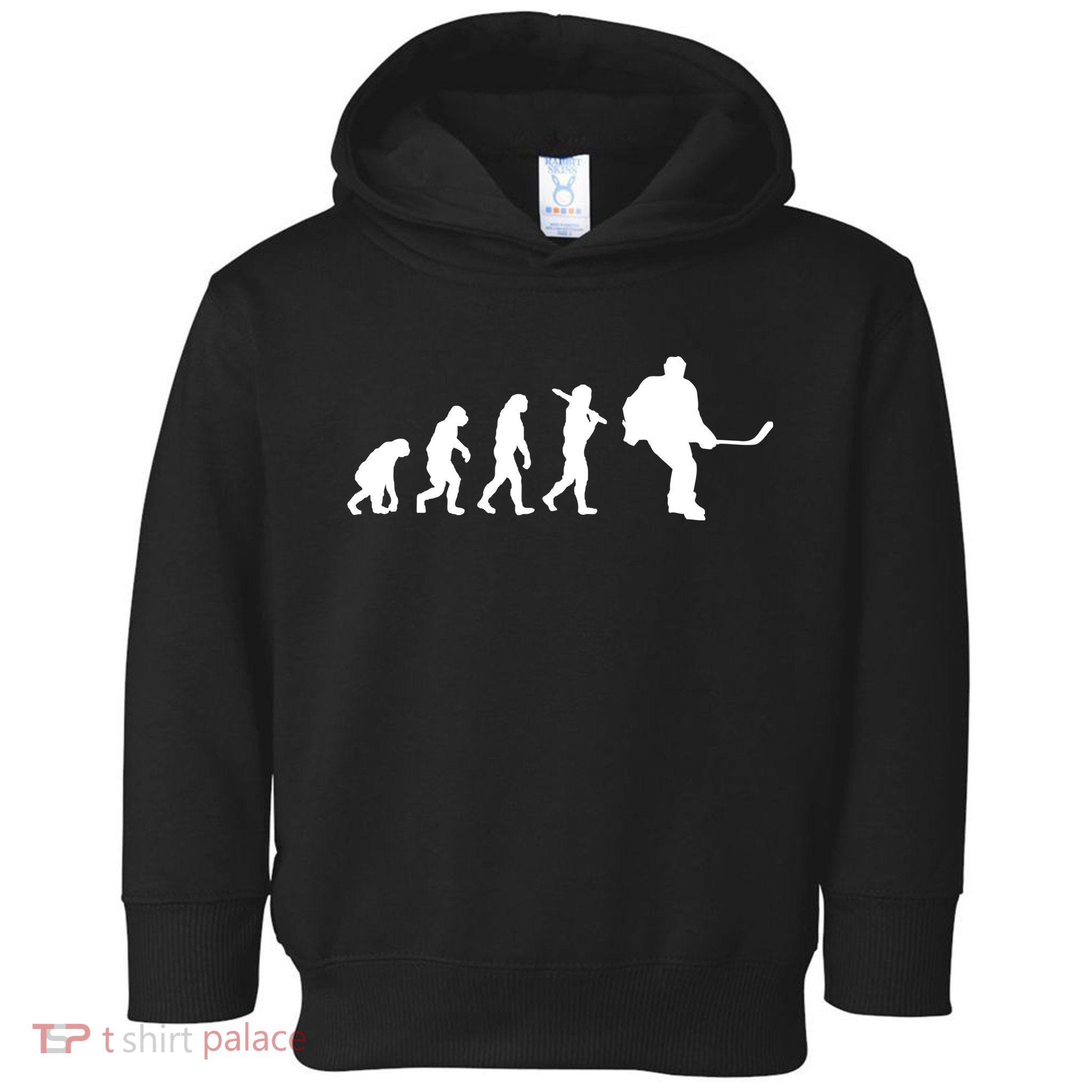 Hockey Evolution Timeline Toddler Hoodie