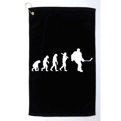 Hockey Evolution Timeline Golf Towel