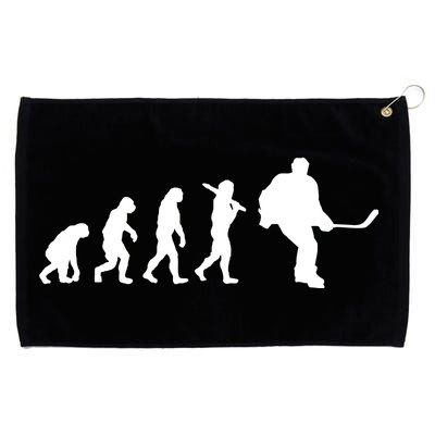 Hockey Evolution Timeline Grommeted Golf Towel