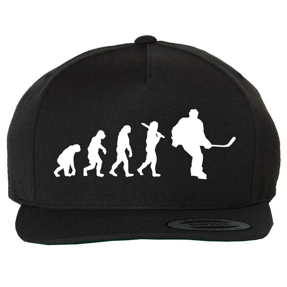 Hockey Evolution Timeline Wool Snapback Cap